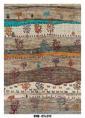 Handmade Afghan Rug — 4x6