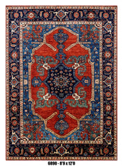 Handmade Afghan Rug — 9x12