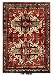 Handmade Afghan Rug — 4x6