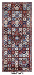 Handmade Afghan Rug — 2x5-6