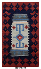 Handmade Afghan Rug — Killim 3x5