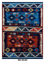 Handmade Afghan Rug — Killim 6x8-9