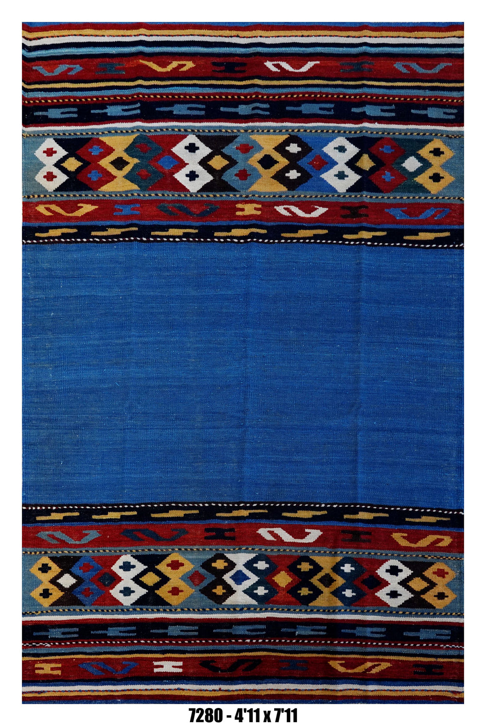 Handmade Afghan Rug — Killim 5x7-8