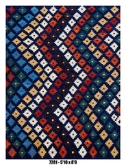 Handmade Afghan Rug — Killim 6x8-9