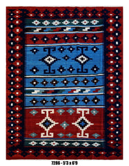Handmade Afghan Rug — Killim 5x7-8