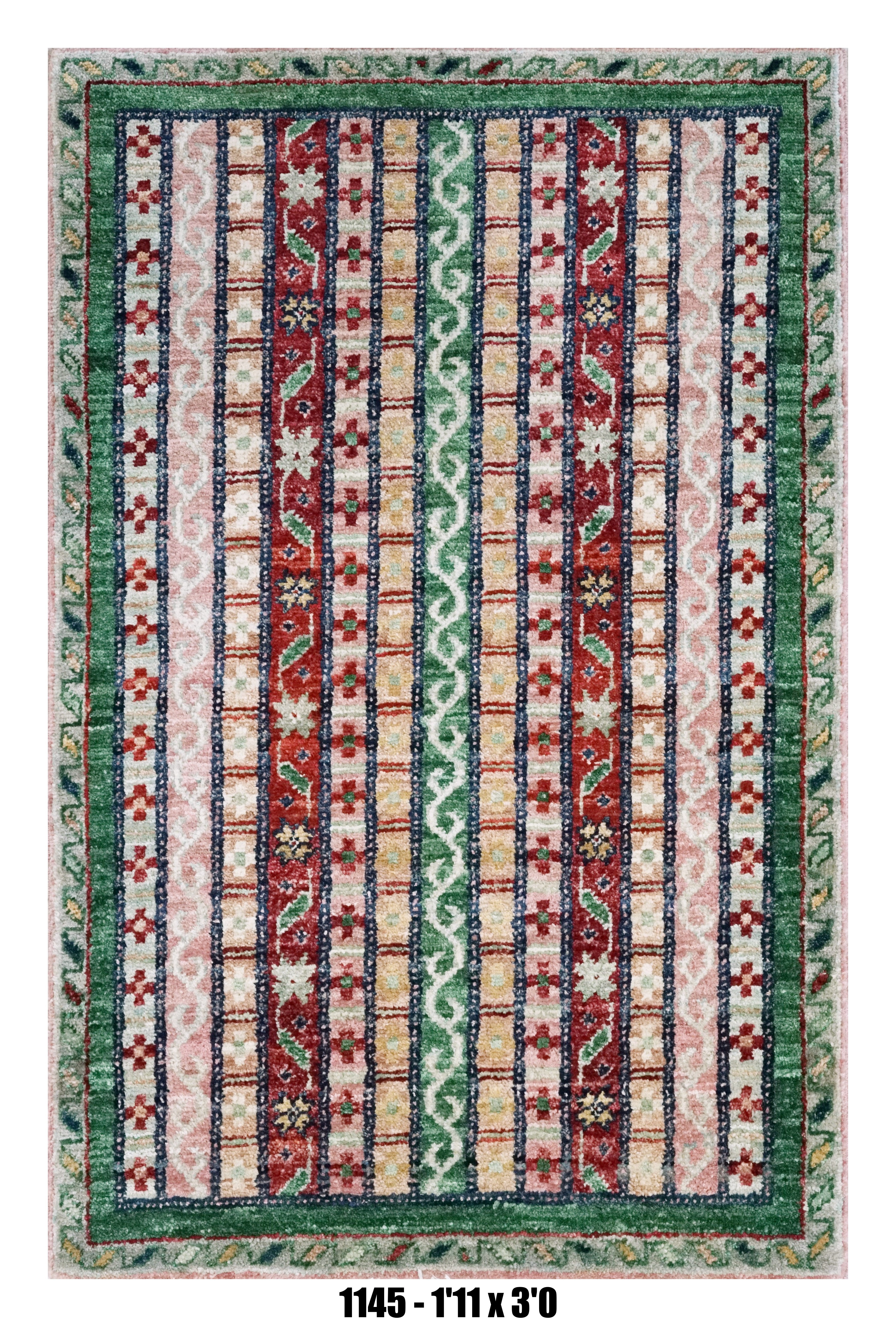 Handmade Afghan Rug — 2x3