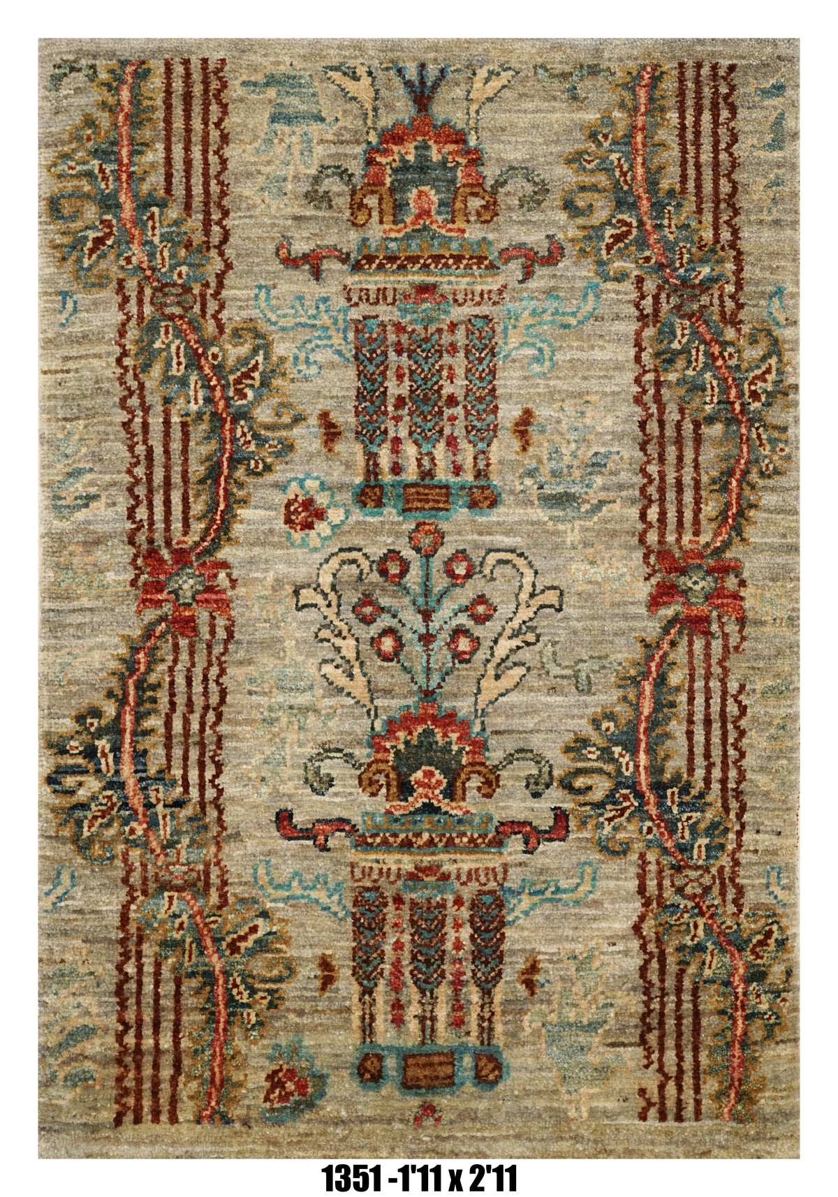 Handmade Afghan Rug — 2x3