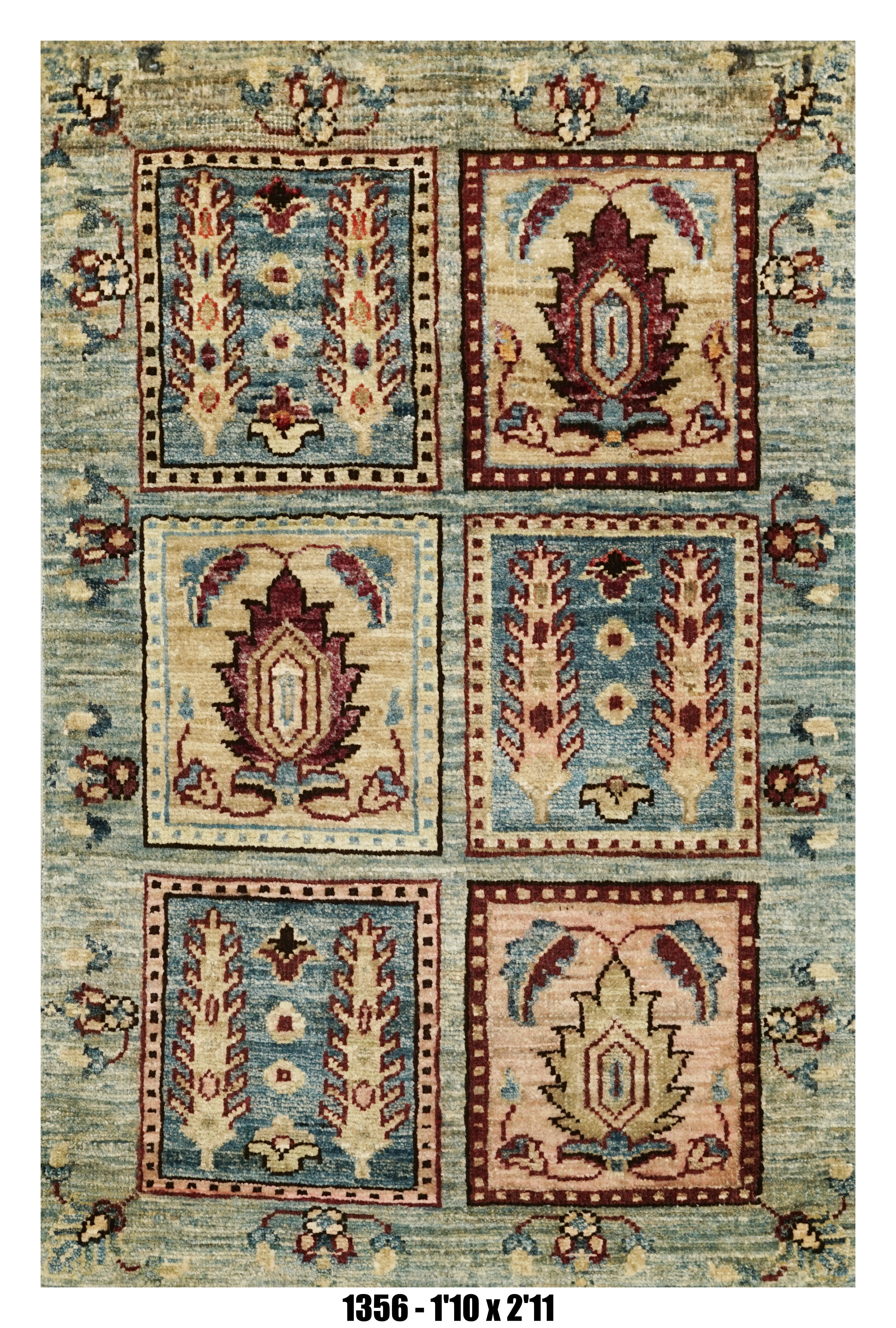 Handmade Afghan Rug — 2x3