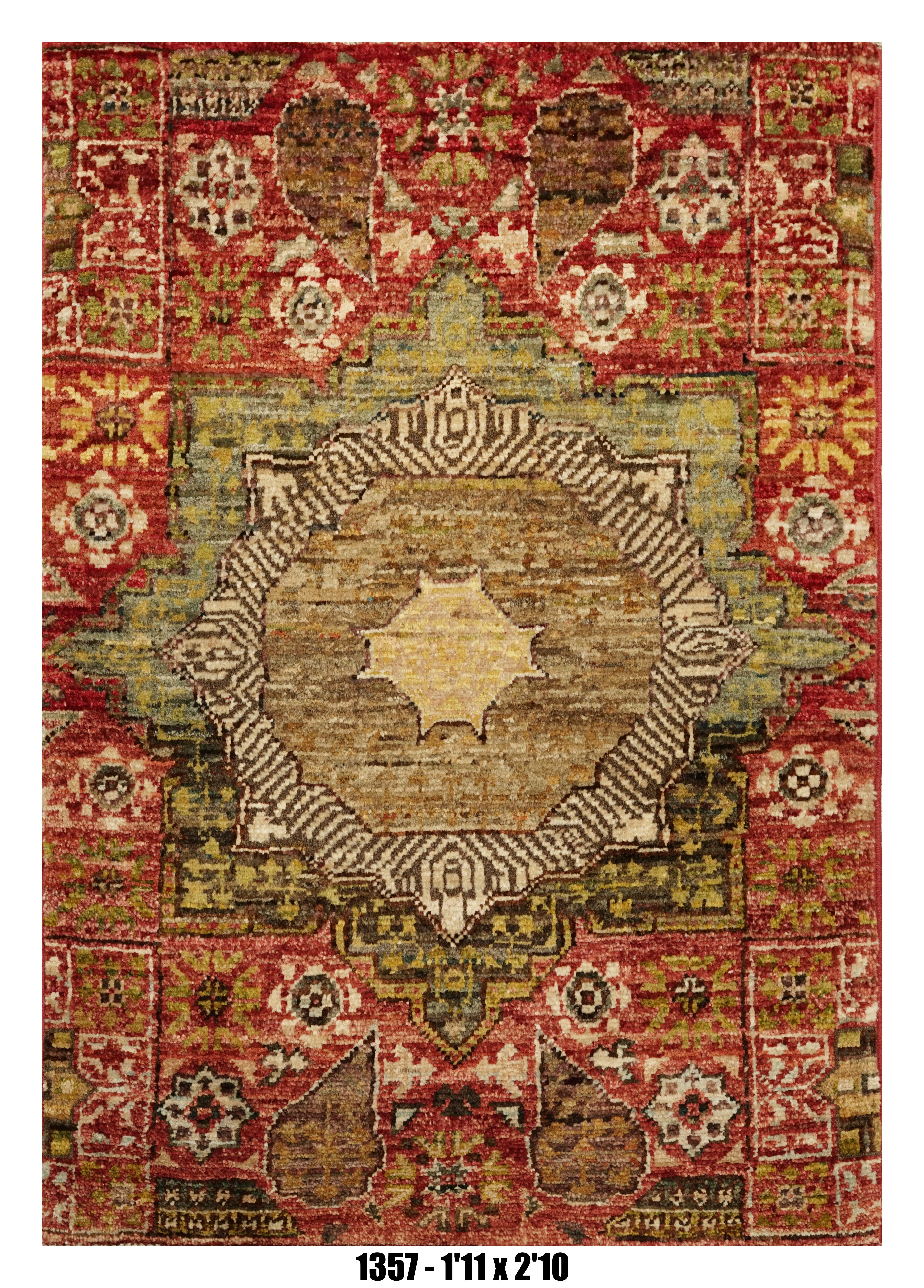 Handmade Afghan Rug — 2x3