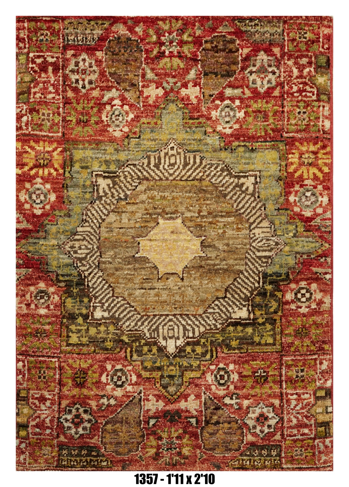 Handmade Afghan Rug — 2x3
