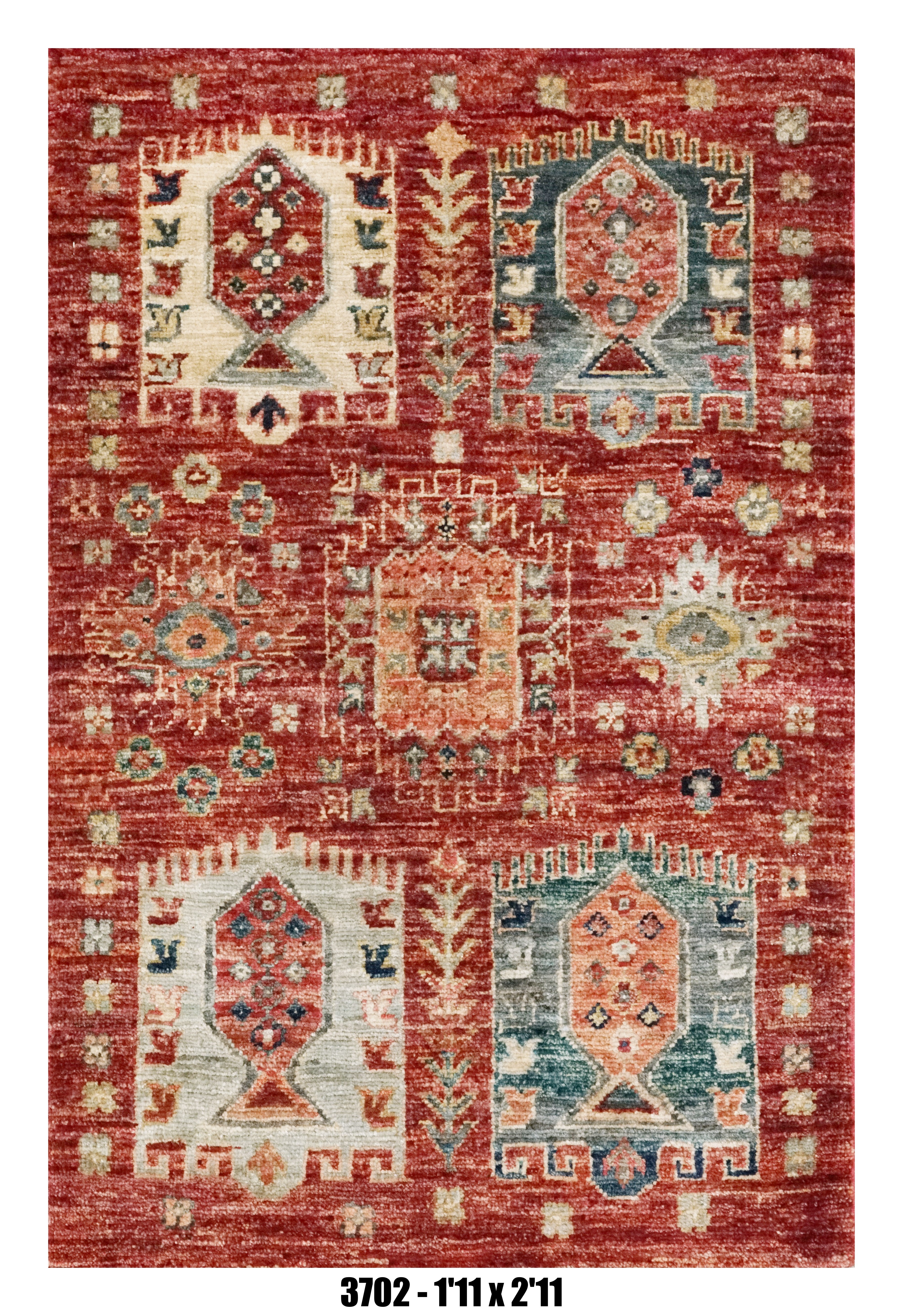 Handmade Afghan Rug — 2x3