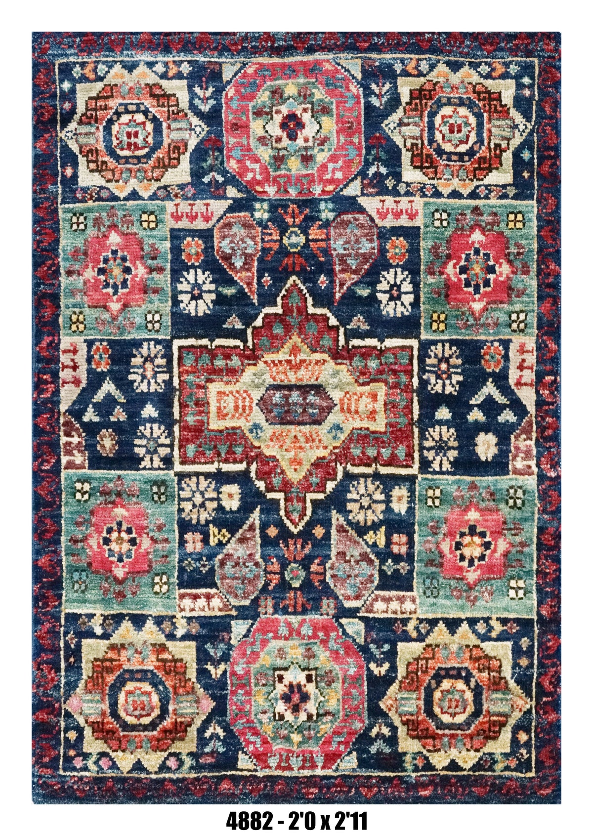 Handmade Afghan Rug — 2x3