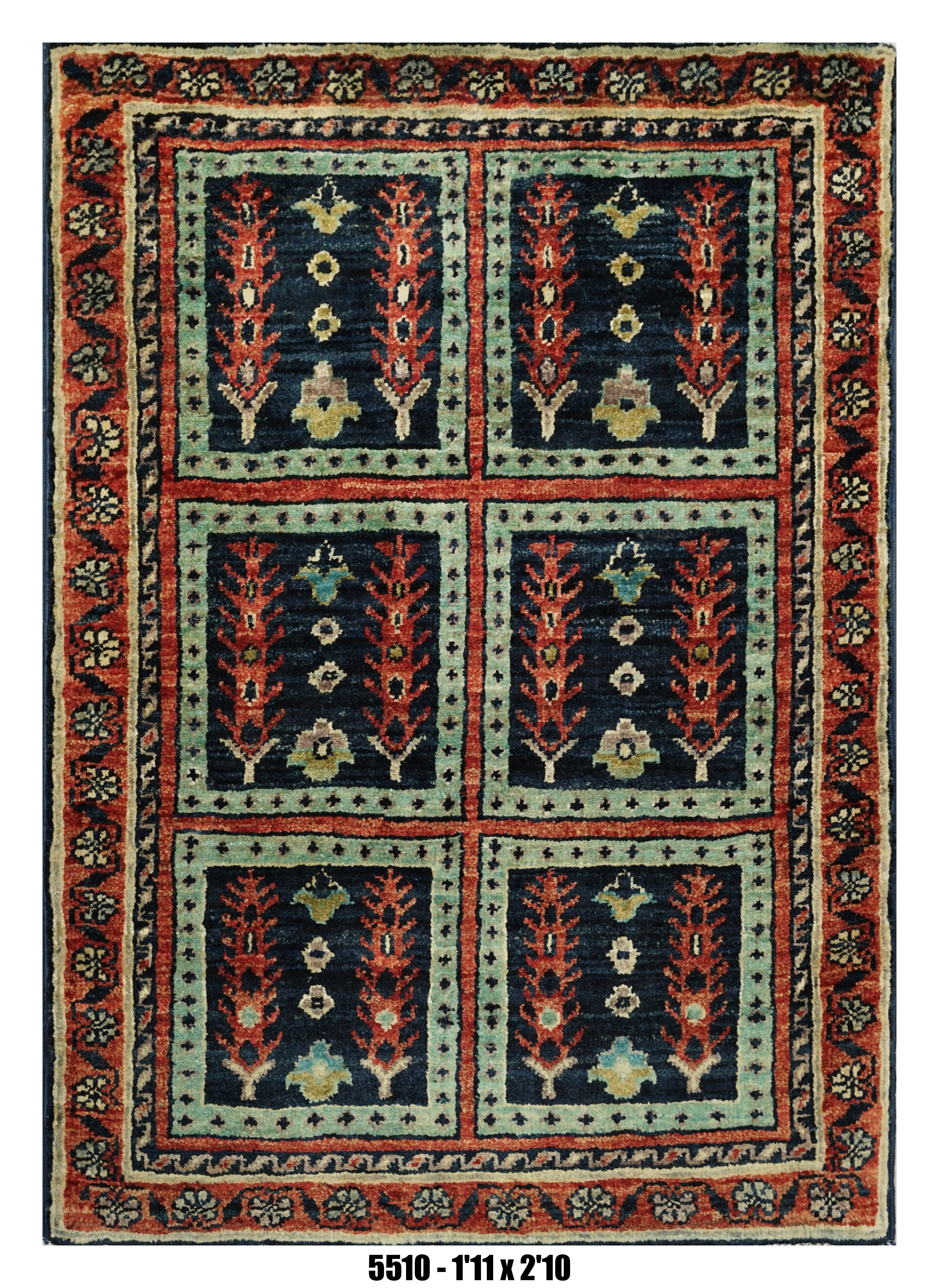 Handmade Afghan Rug — 2x3
