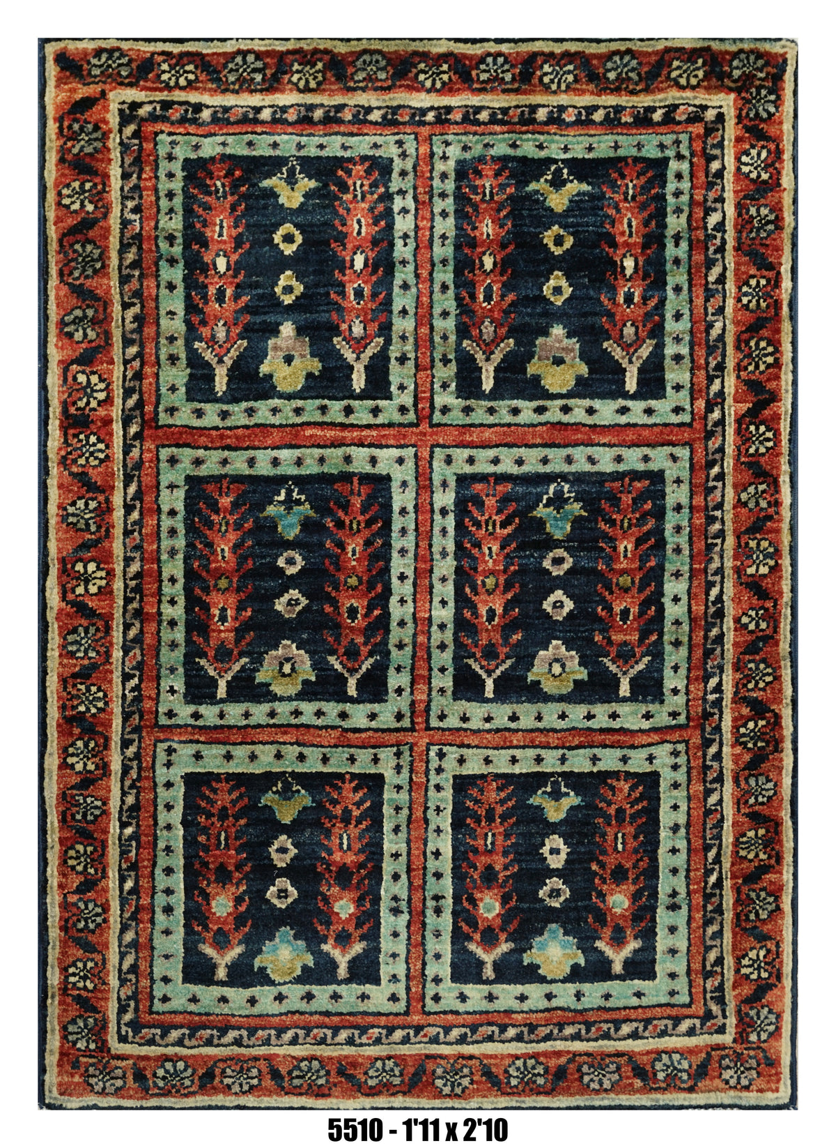 Handmade Afghan Rug — 2x3