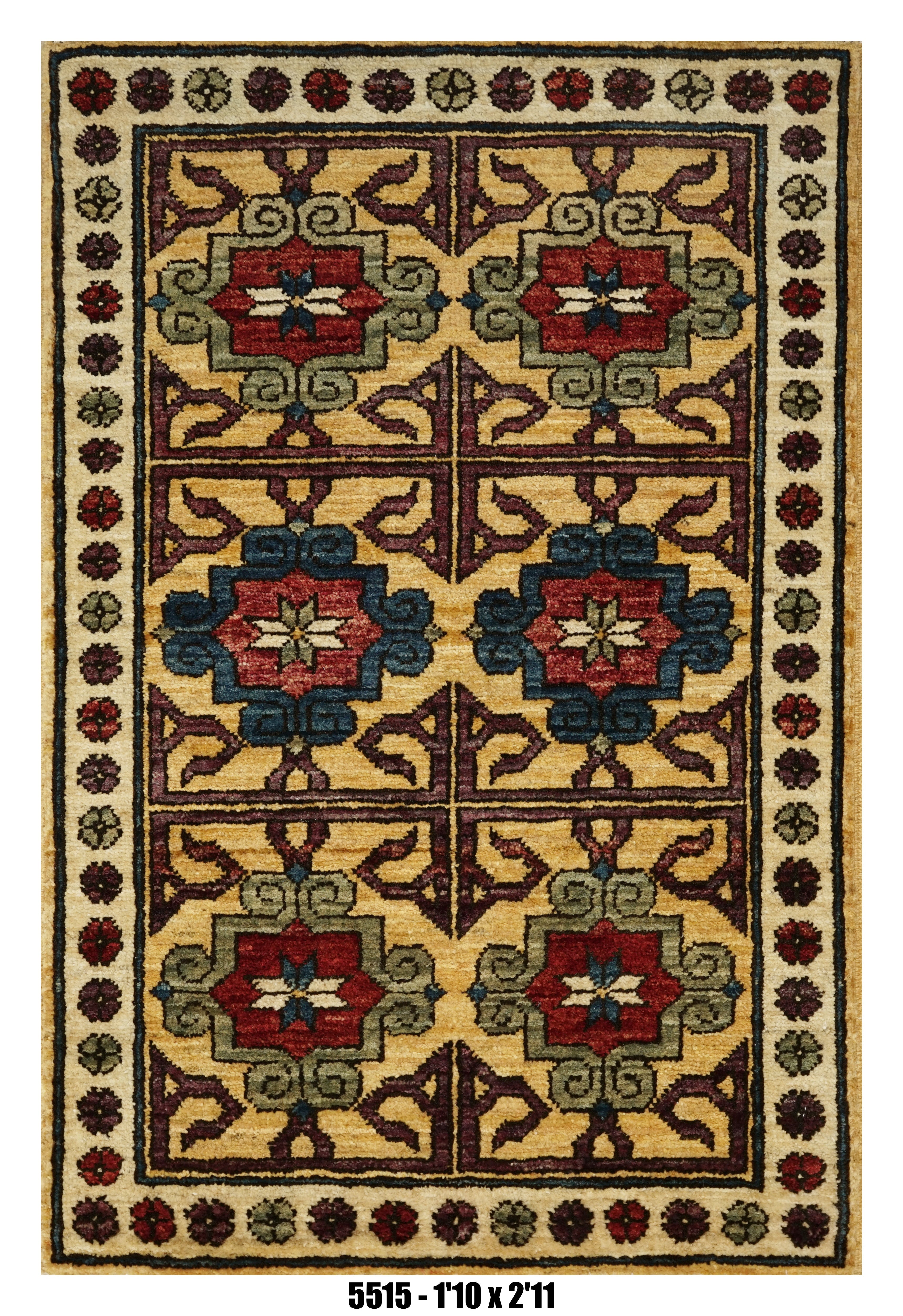 Handmade Afghan Rug — 2x3