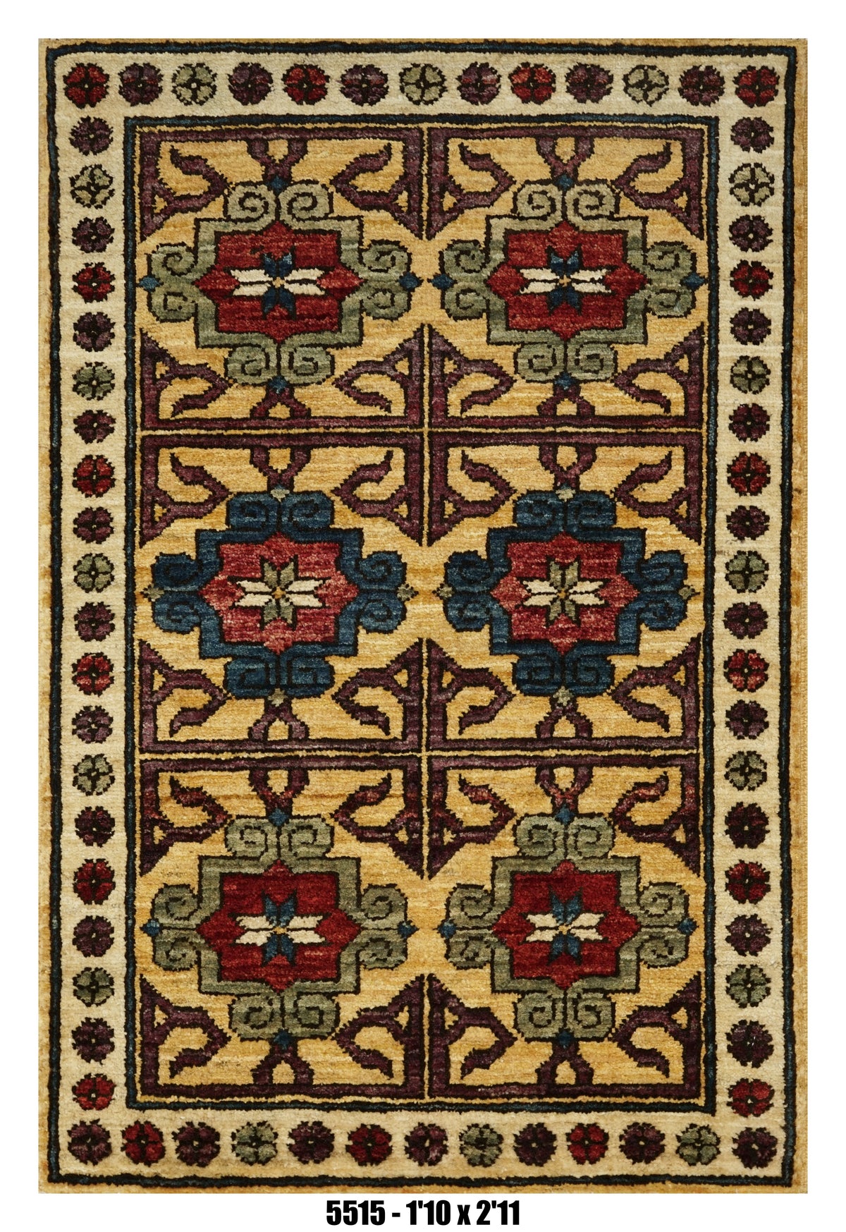 Handmade Afghan Rug — 2x3