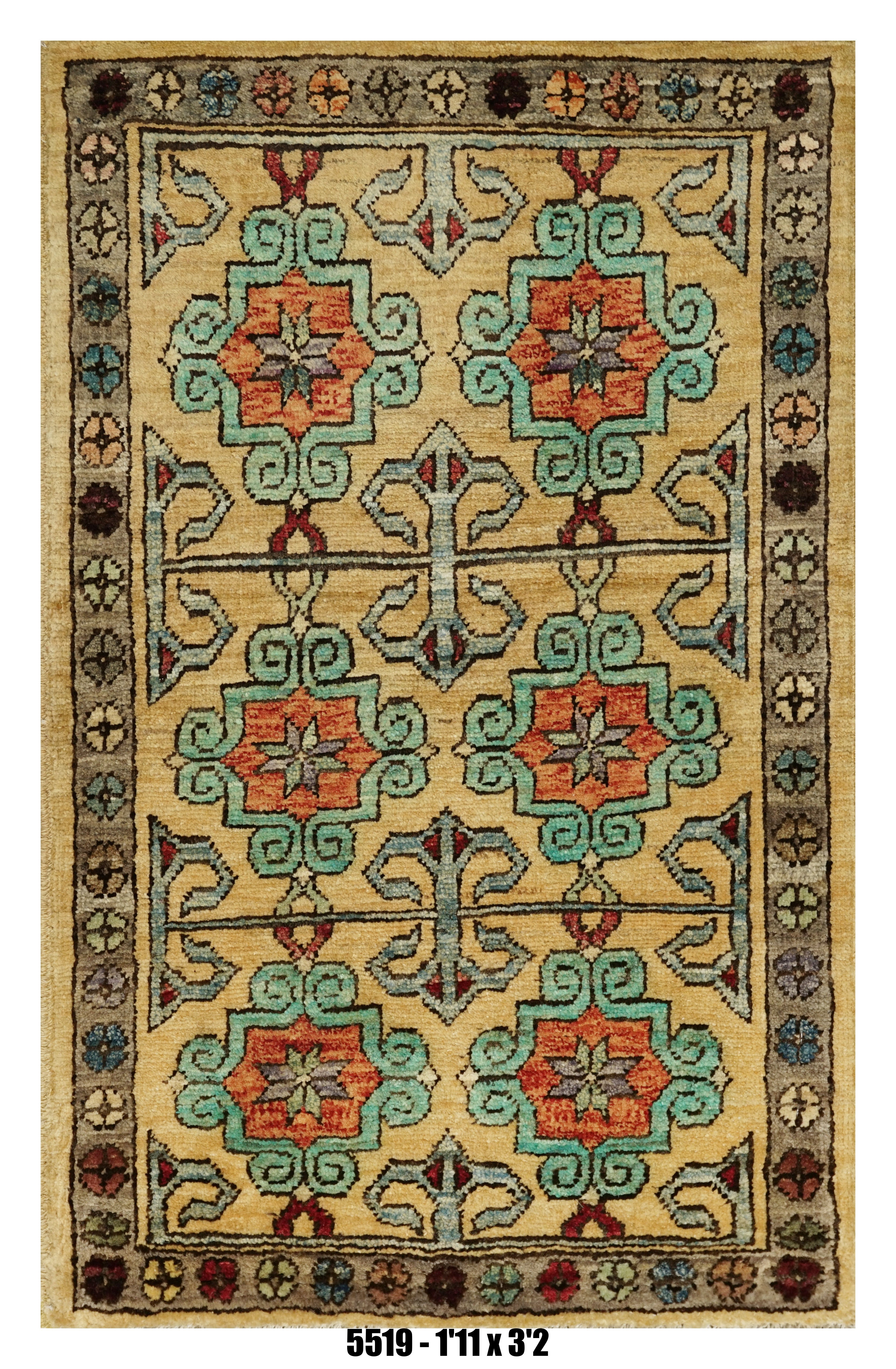 Handmade Afghan Rug — 2x3