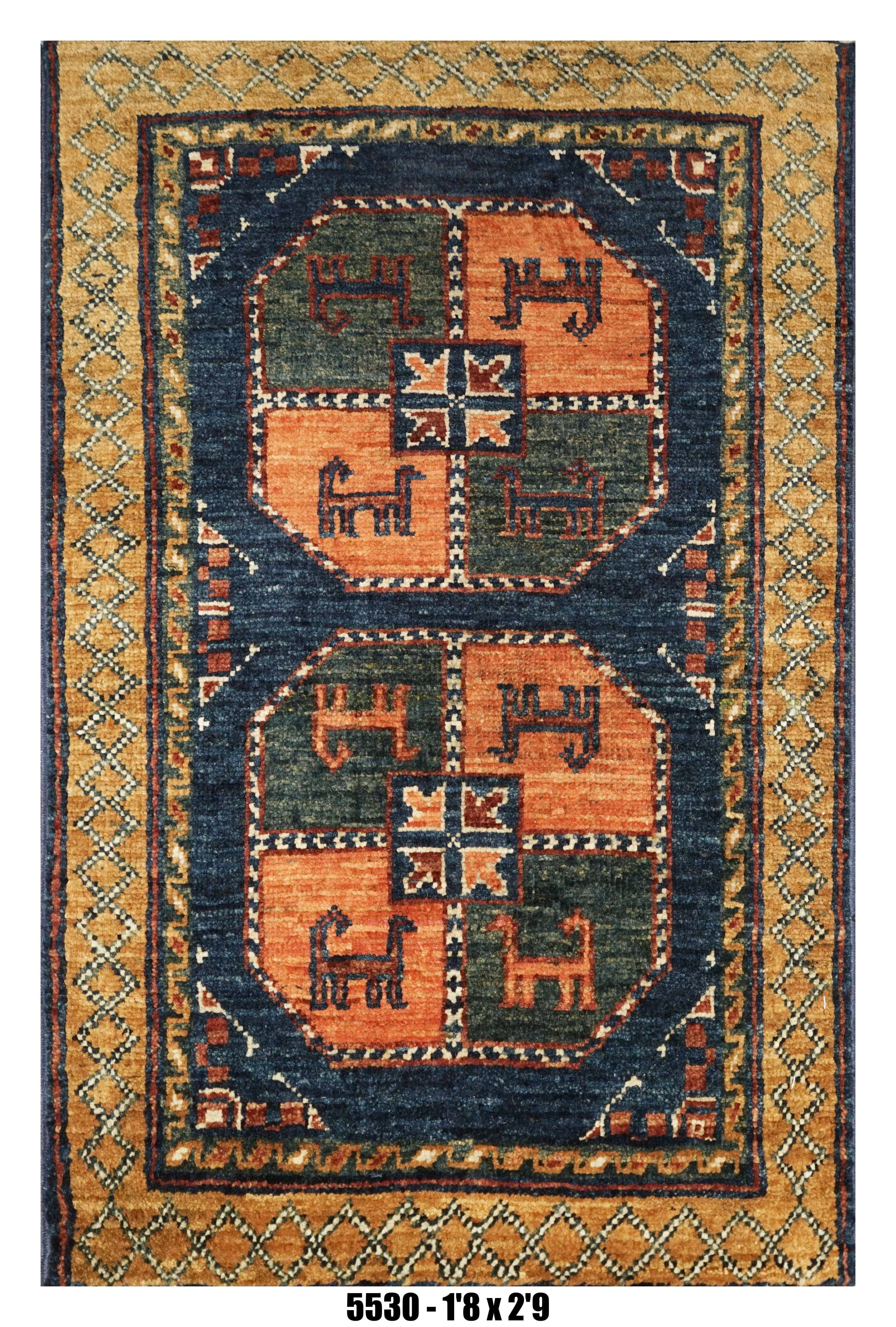 Handmade Afghan Rug — 2x3