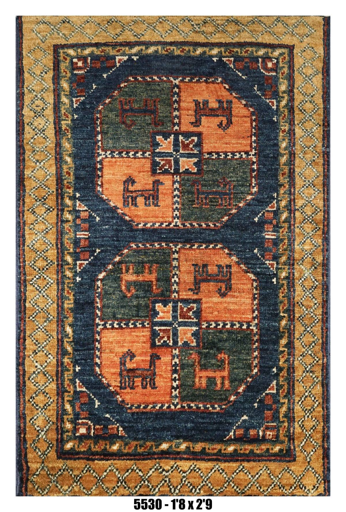 Handmade Afghan Rug — 2x3