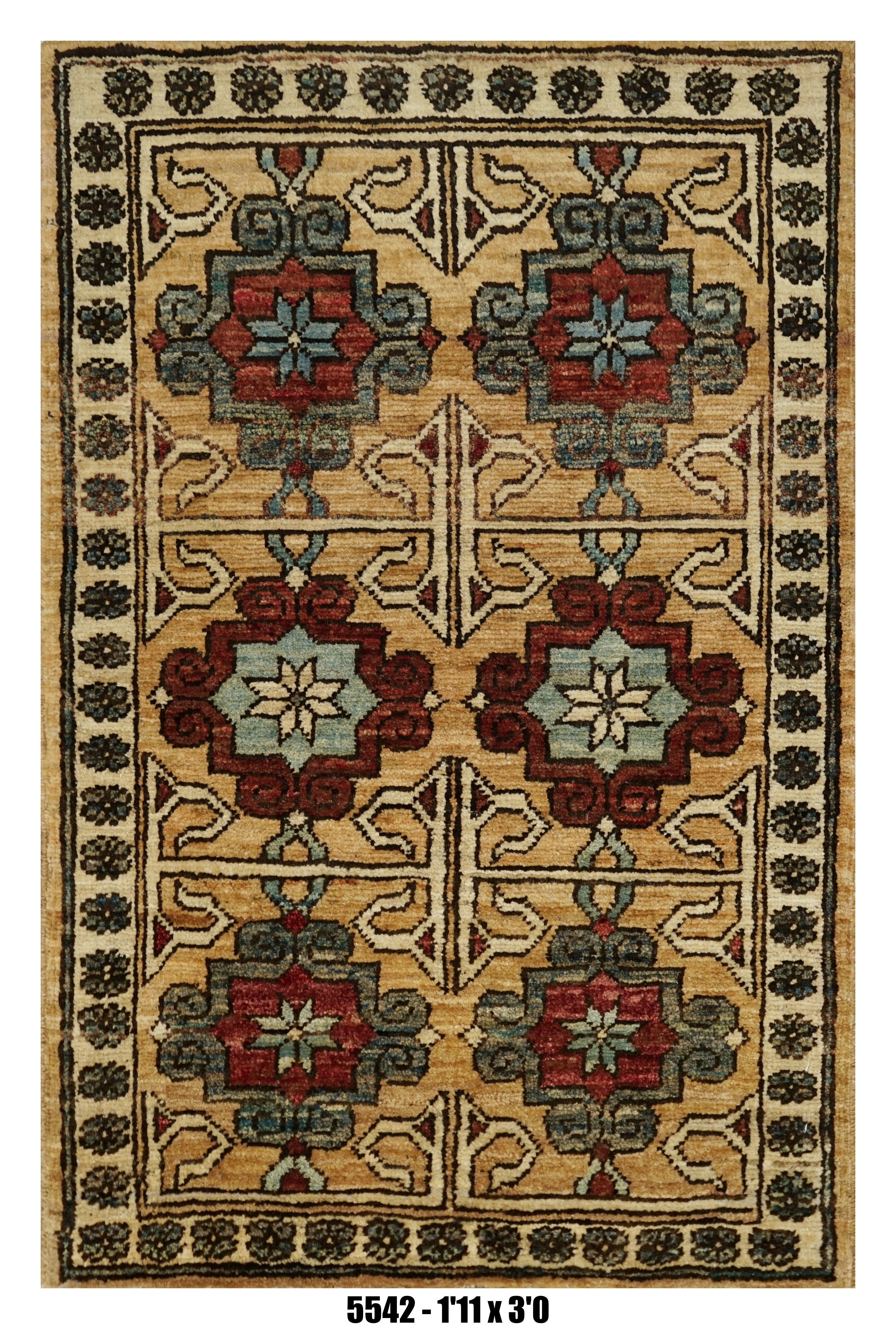Handmade Afghan Rug — 2x3