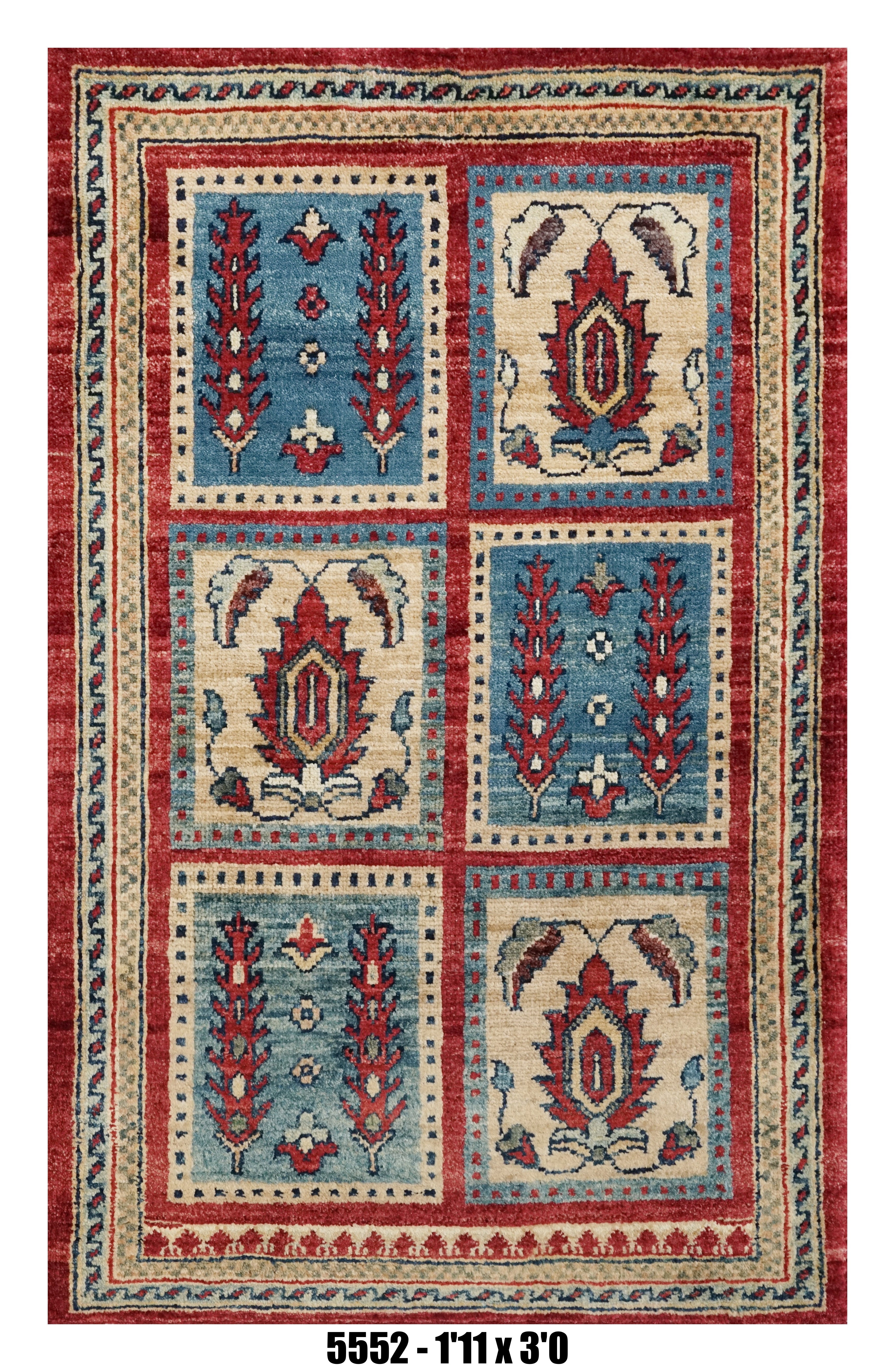 Handmade Afghan Rug — 2x3