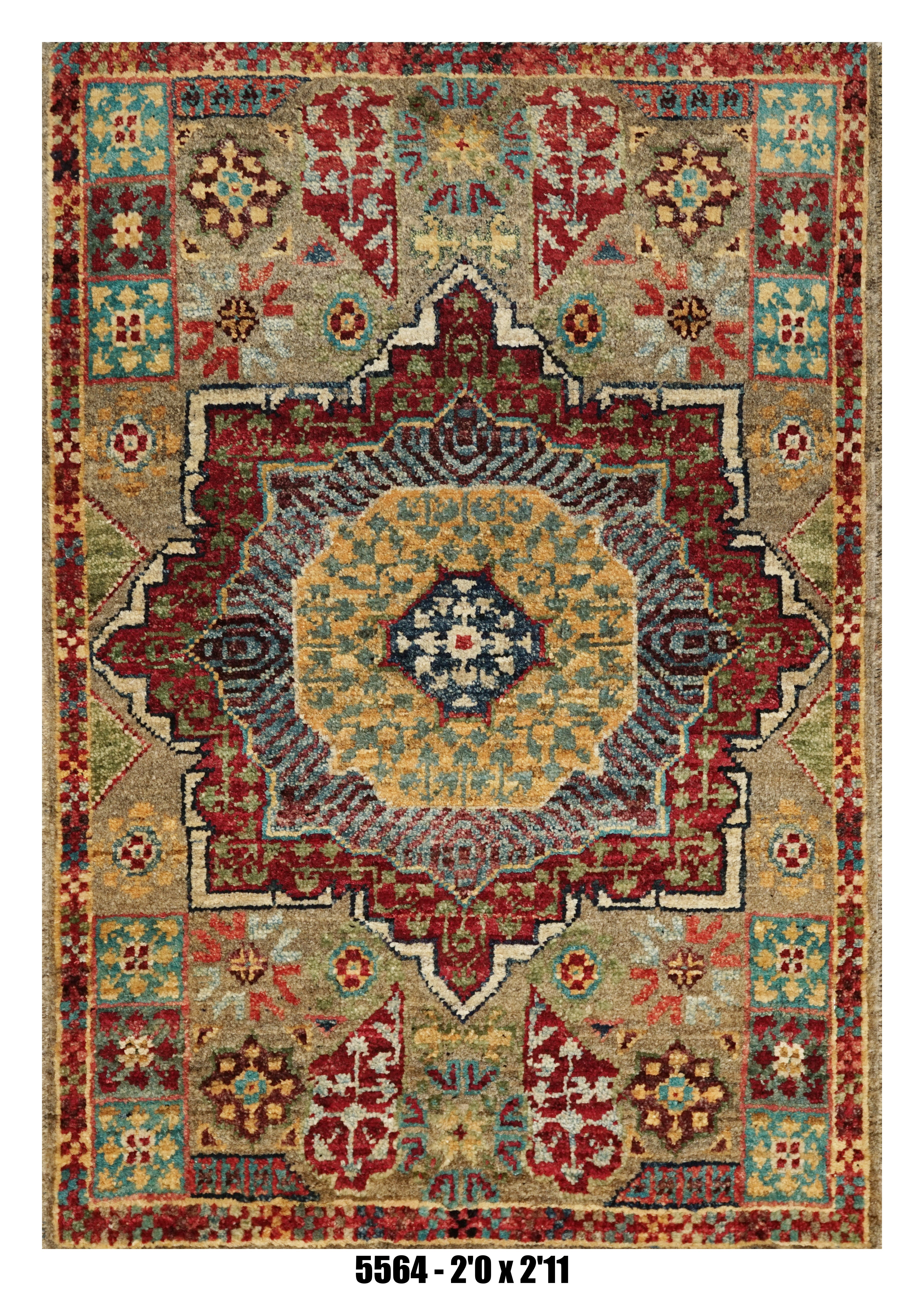 Handmade Afghan Rug — 2x3