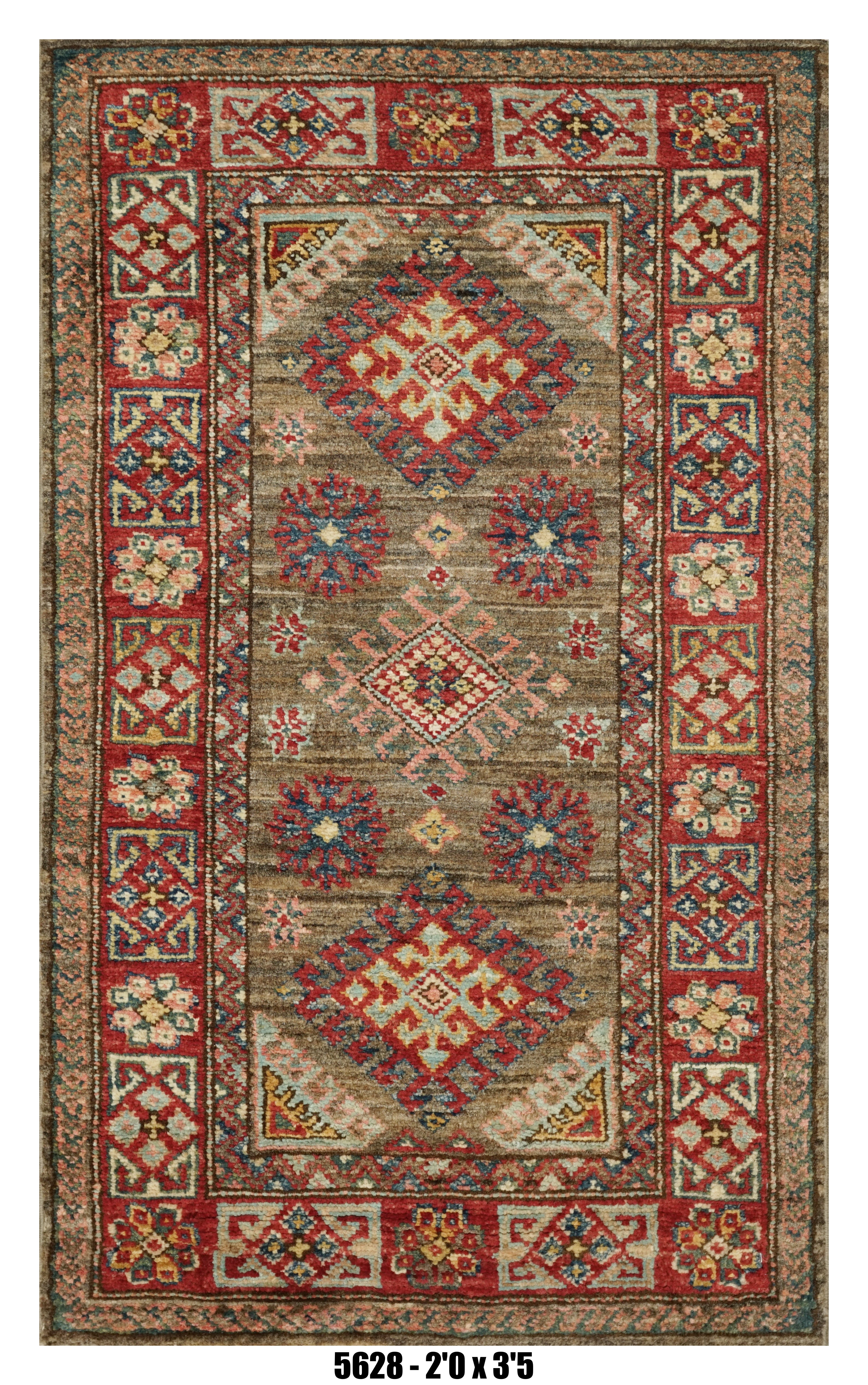 Handmade Afghan Rug — 2x3
