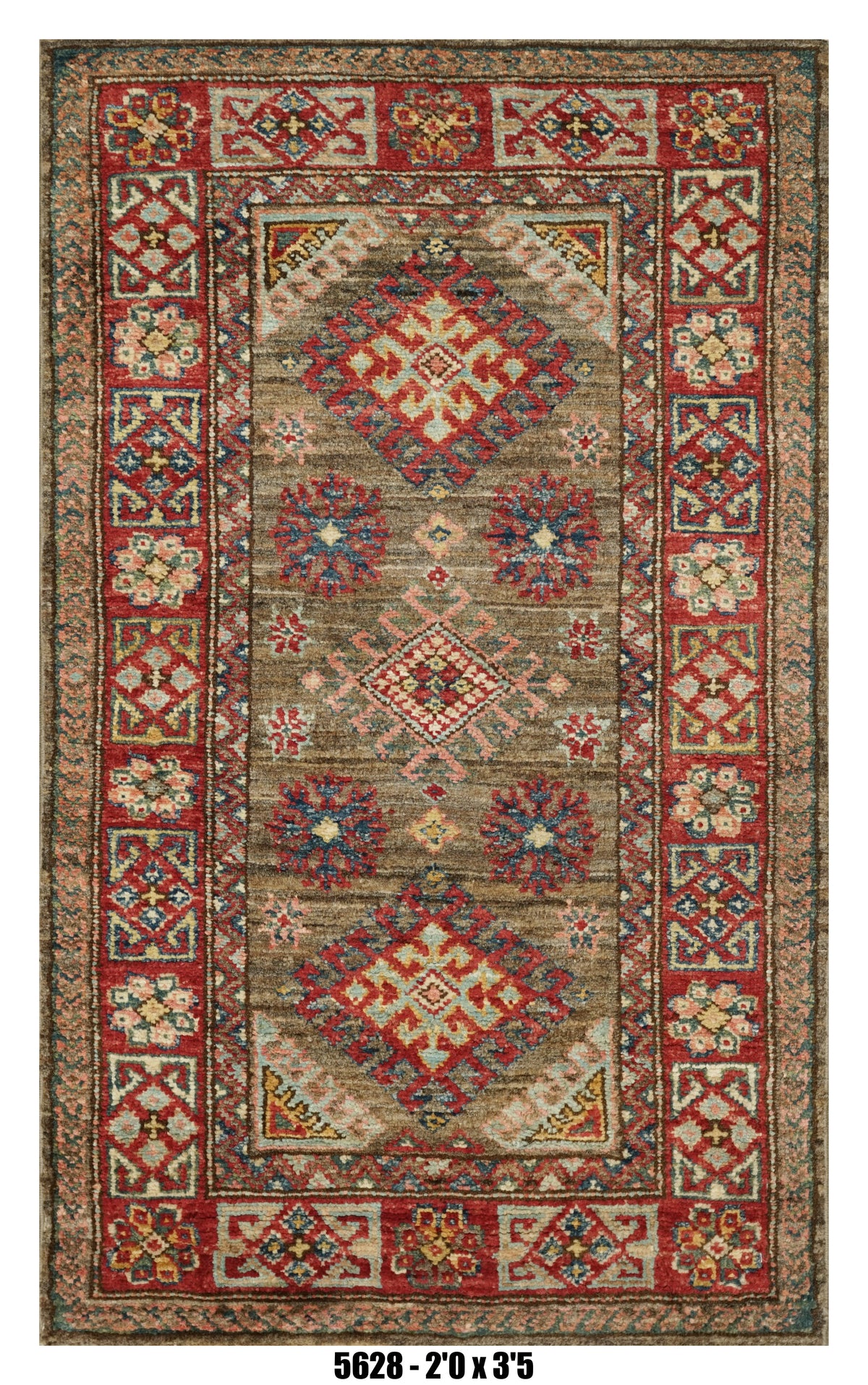 Handmade Afghan Rug — 2x3