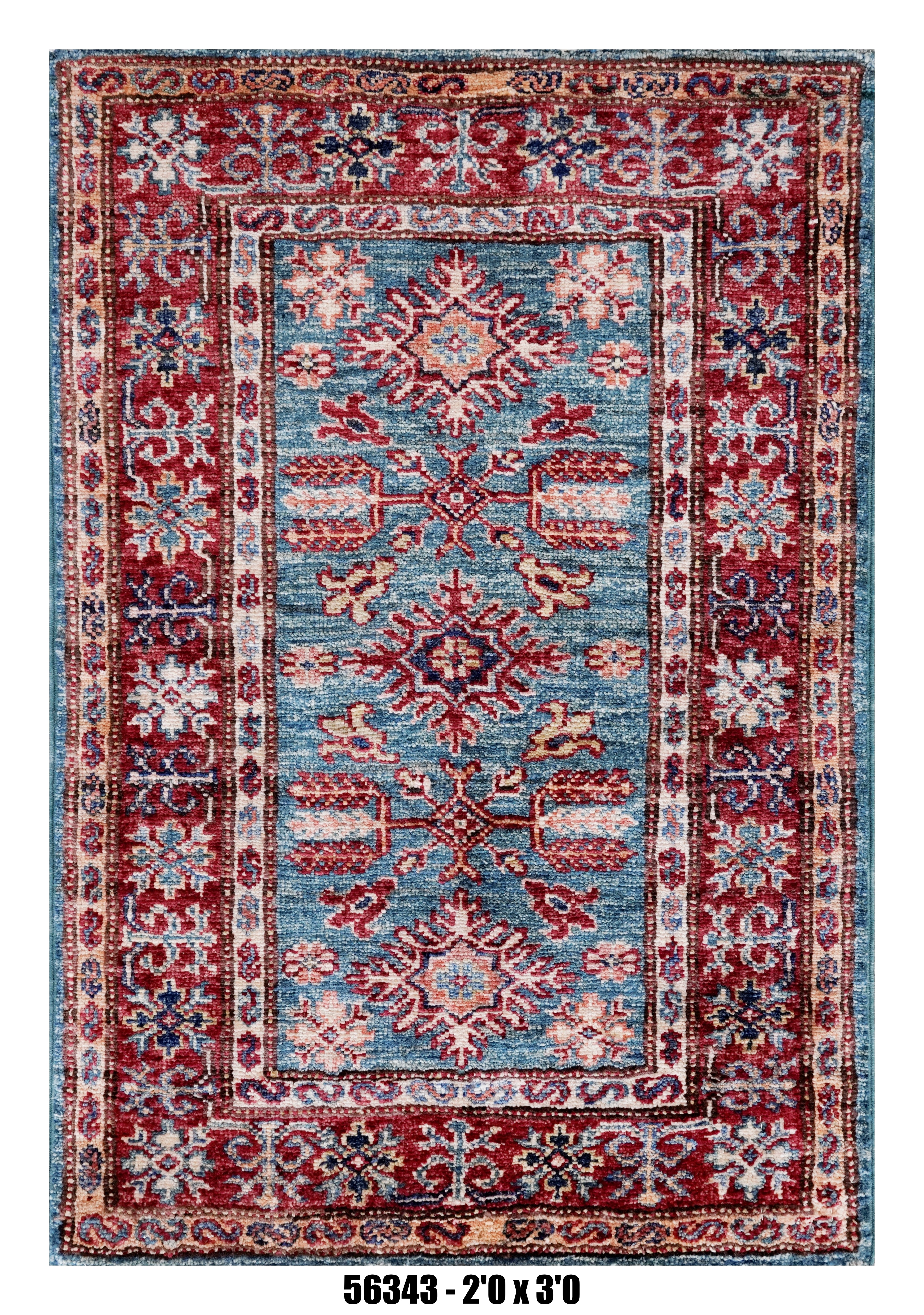 Handmade Afghan Rug — 2x3