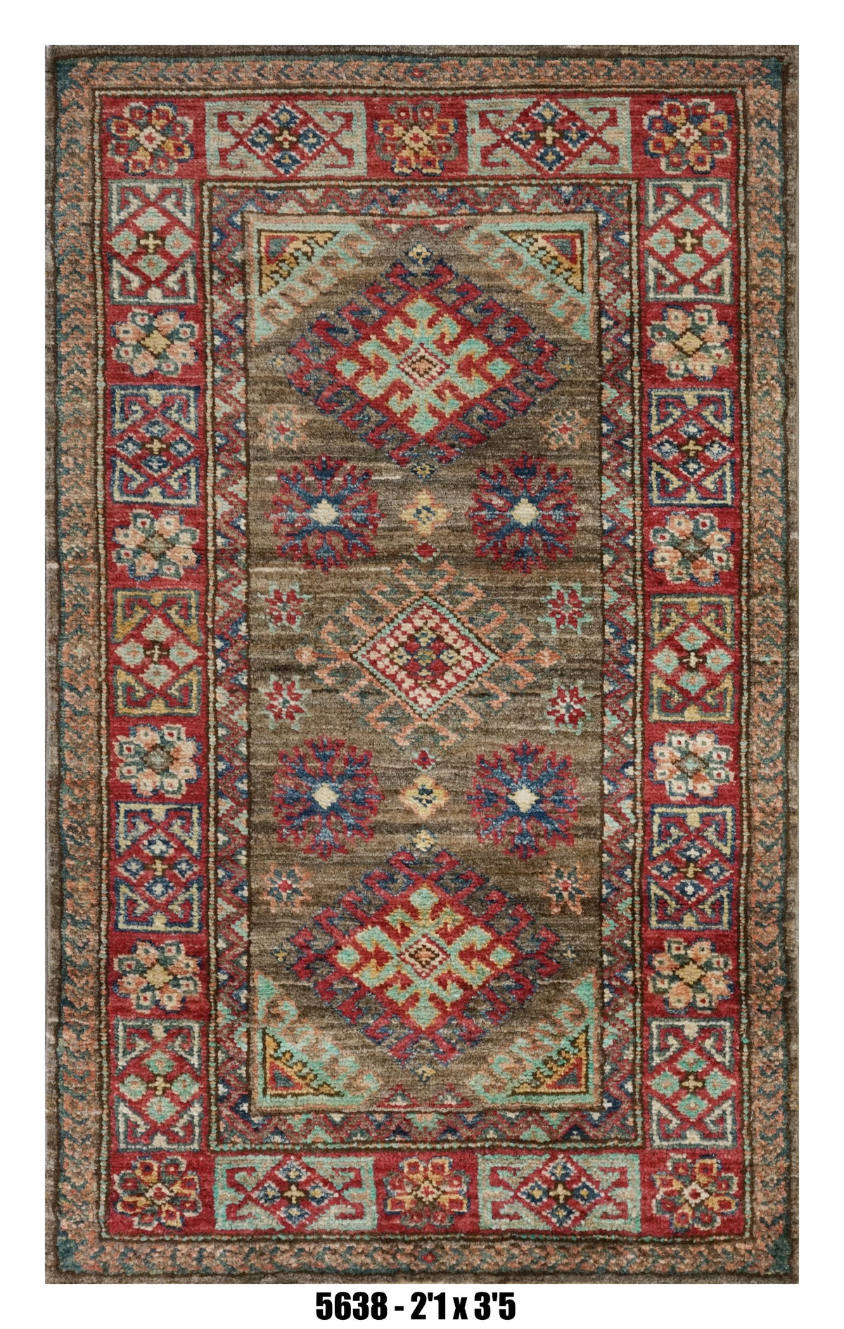 Handmade Afghan Rug — 2x3