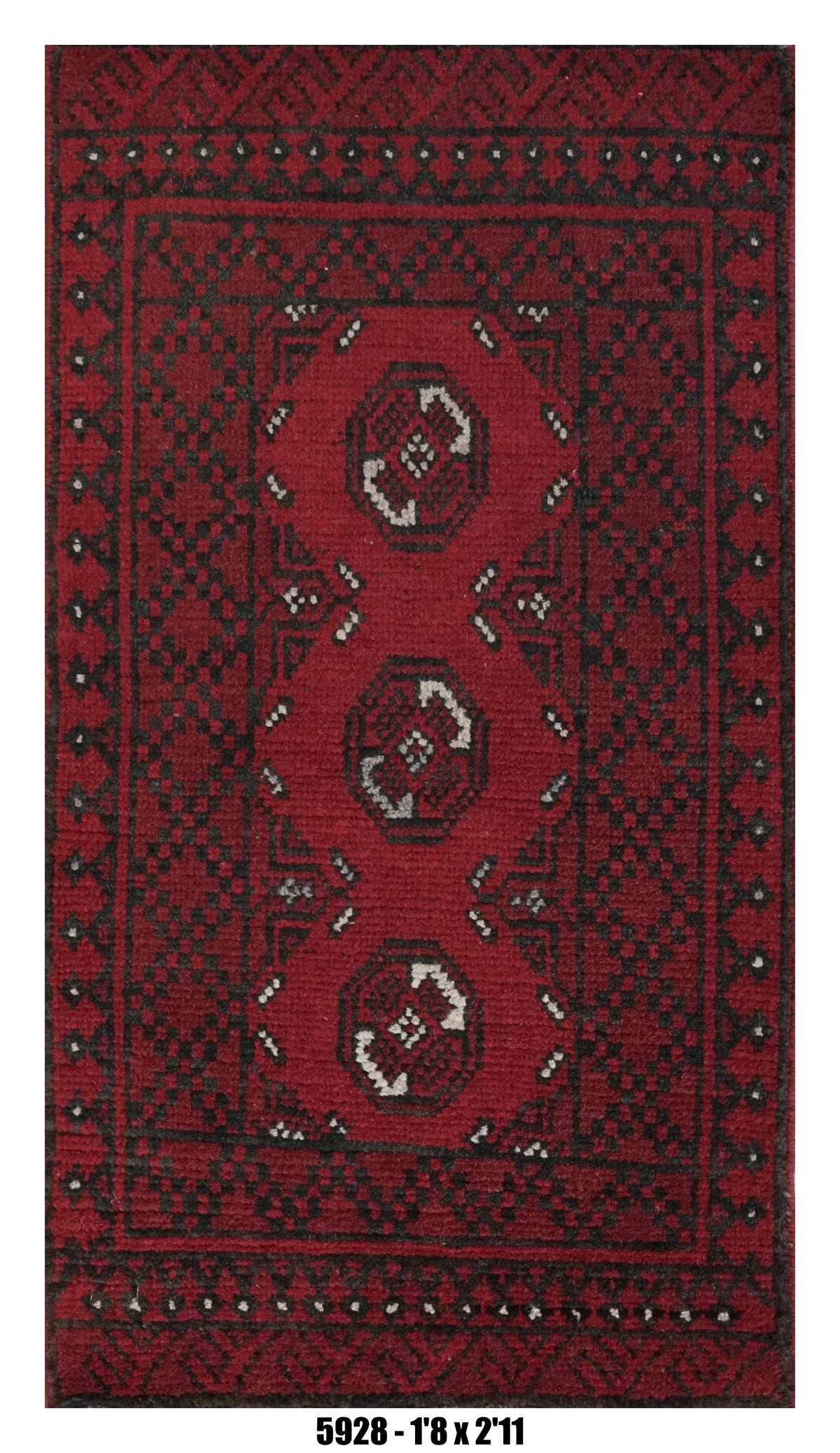 Handmade Afghan Rug — 2x3