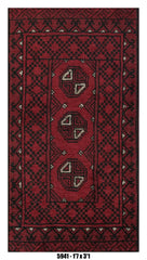 Handmade Afghan Rug — 3x4-5