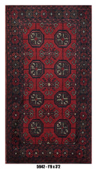 Handmade Afghan Rug — 3x4-5