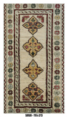 Handmade Afghan Rug — 3x4-5