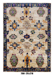 Handmade Afghan Rug — 3x4-5