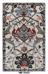 Handmade Afghan Rug — 3x4-5