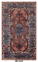 Handmade Afghan Rug — 3x4-5
