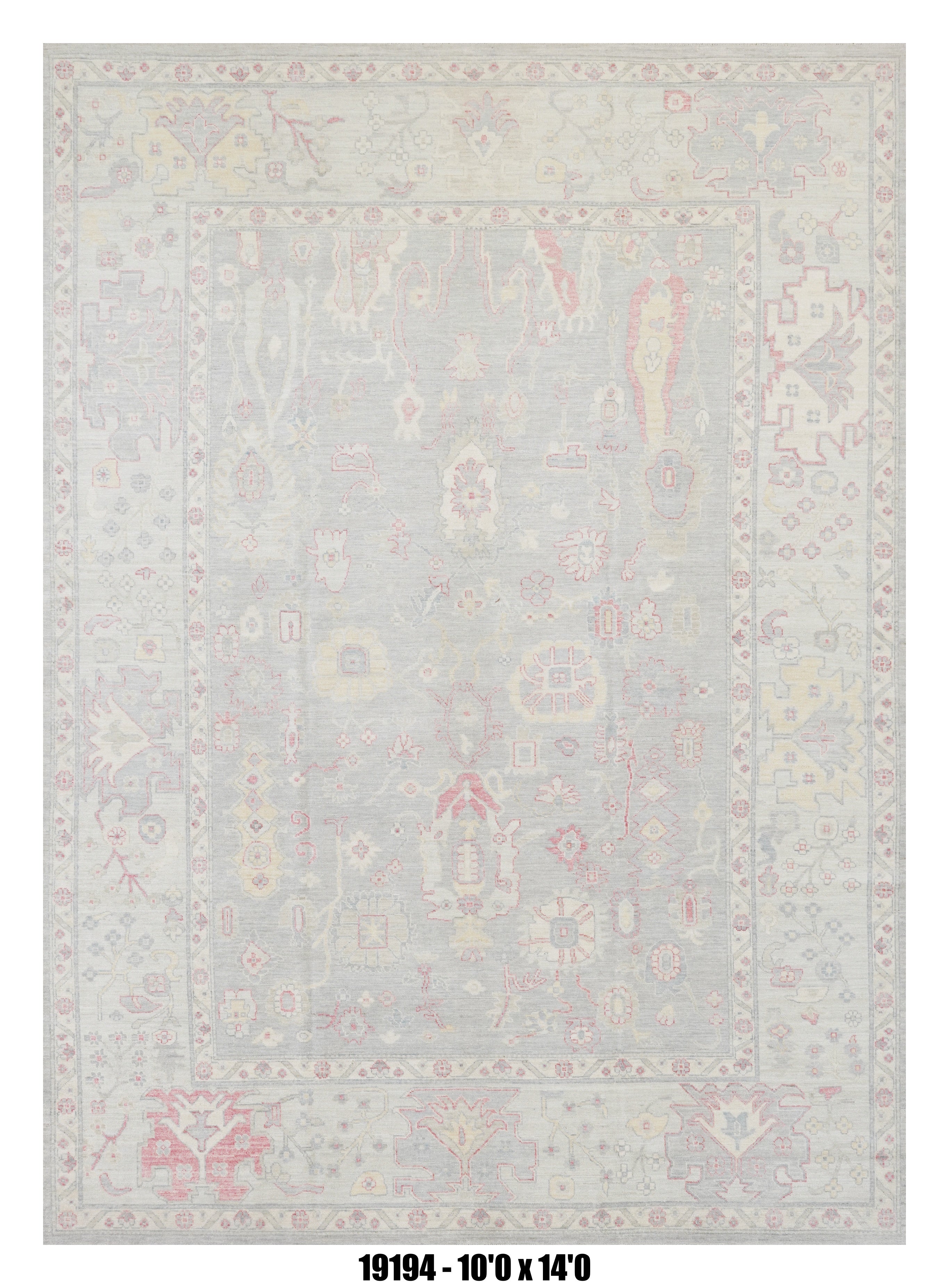 Handmade Afghan Rug — 10x14