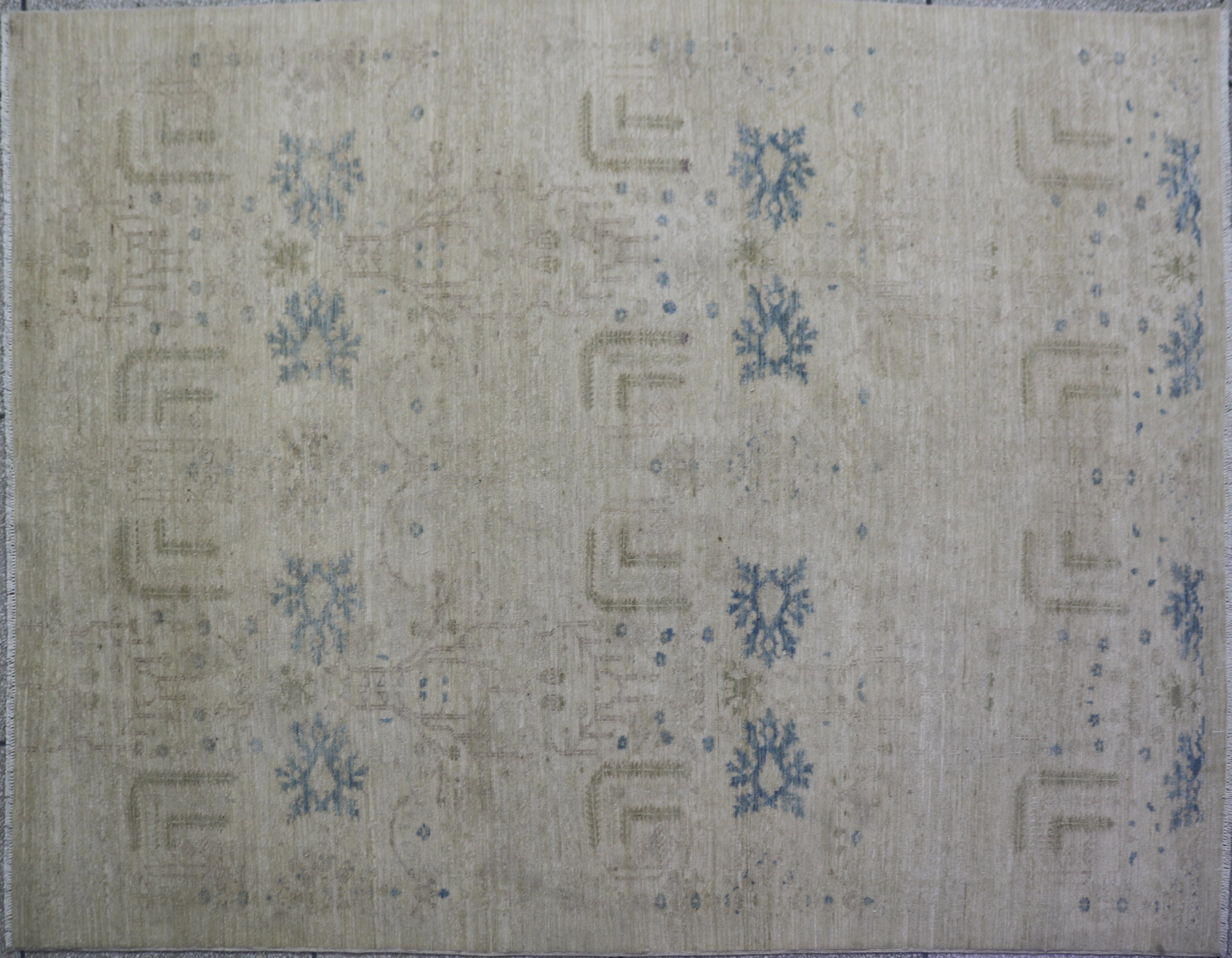 Handmade Afghan Rug — 6x8-9