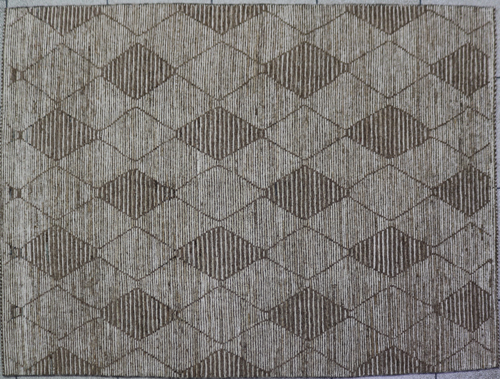 Handmade Afghan Rug — Moroccan 7x10