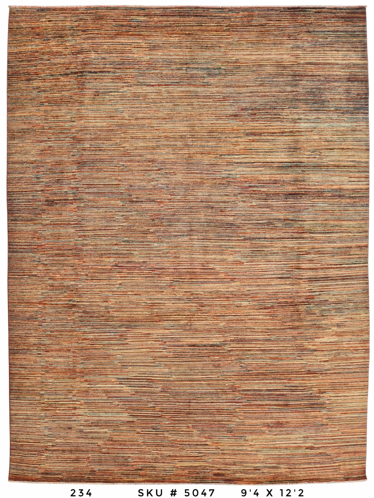Handmade Afghan Rug — 9x12