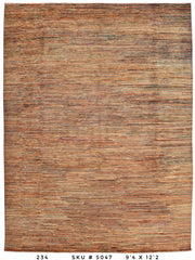 Handmade Afghan Rug — 9x12