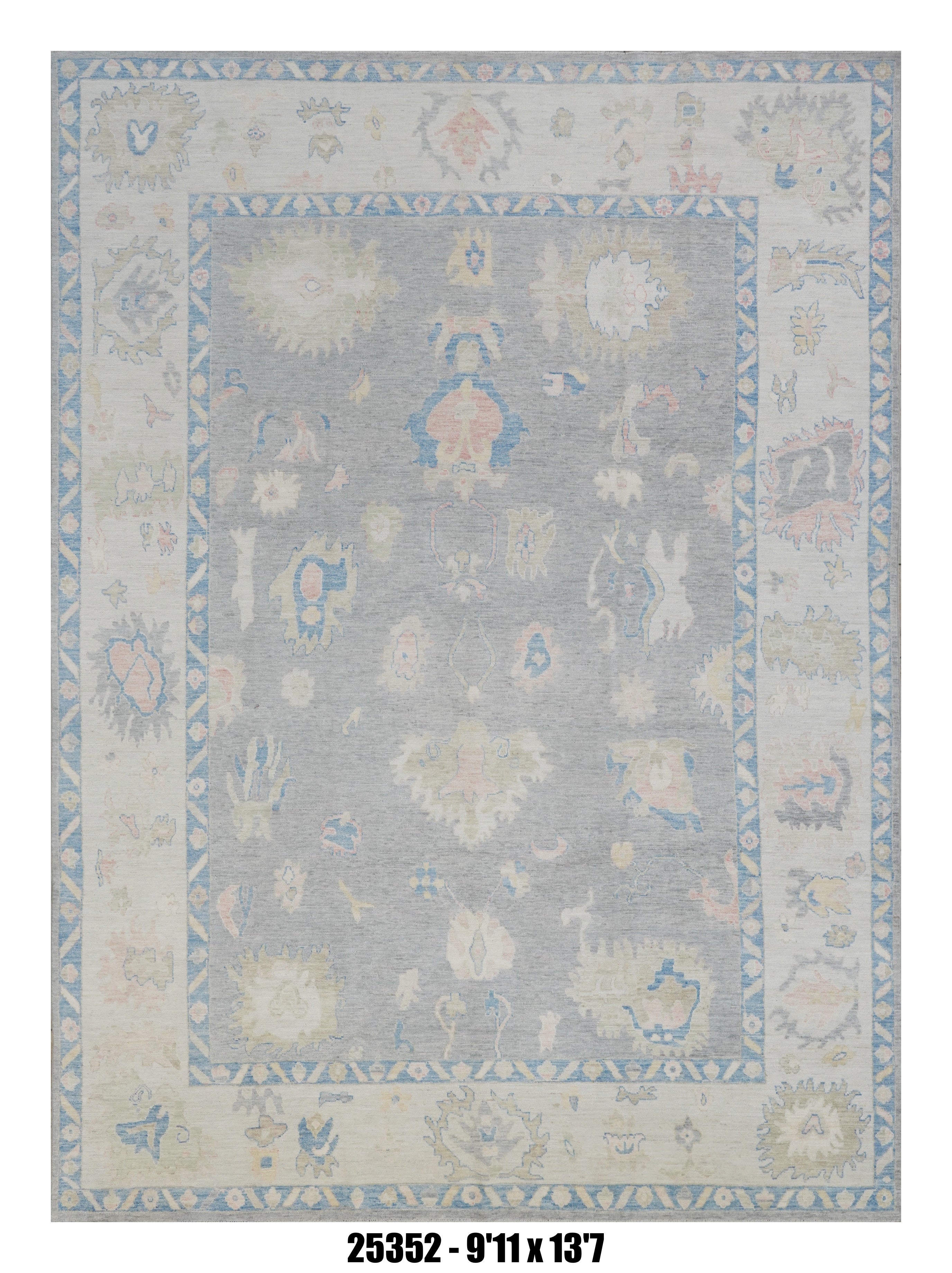 Handmade Afghan Rug — 10x14