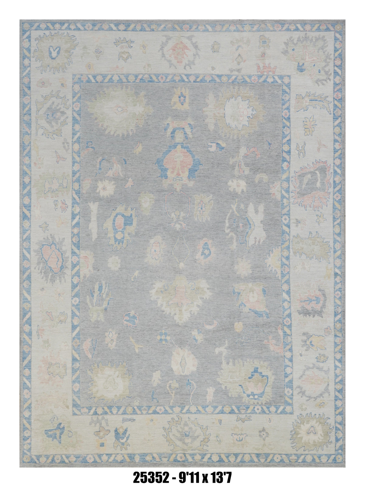 Handmade Afghan Rug — 10x14