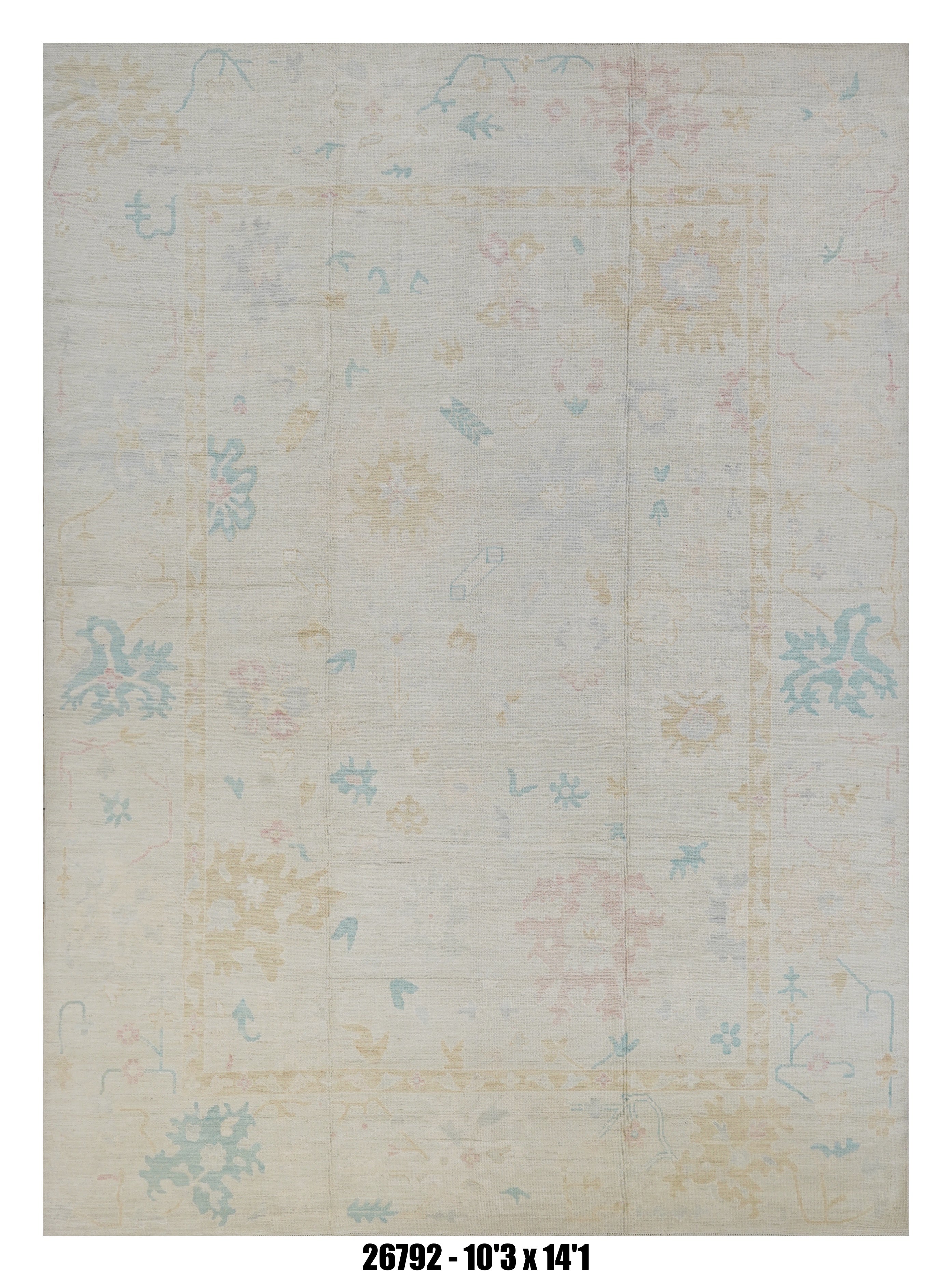 Handmade Afghan Rug — 10x14