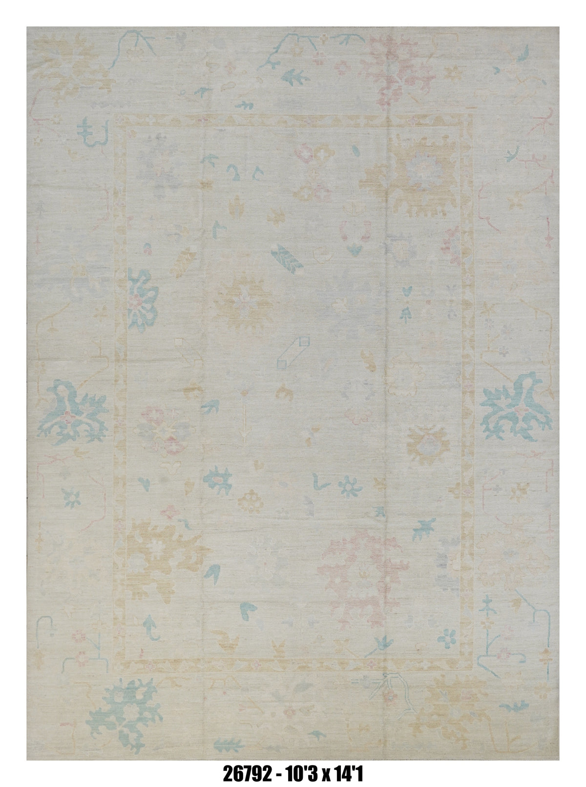 Handmade Afghan Rug — 10x14