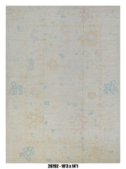 Handmade Afghan Rug — 10x14