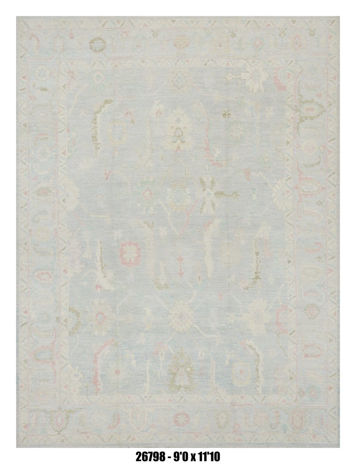 Handmade Afghan Rug — 9x12