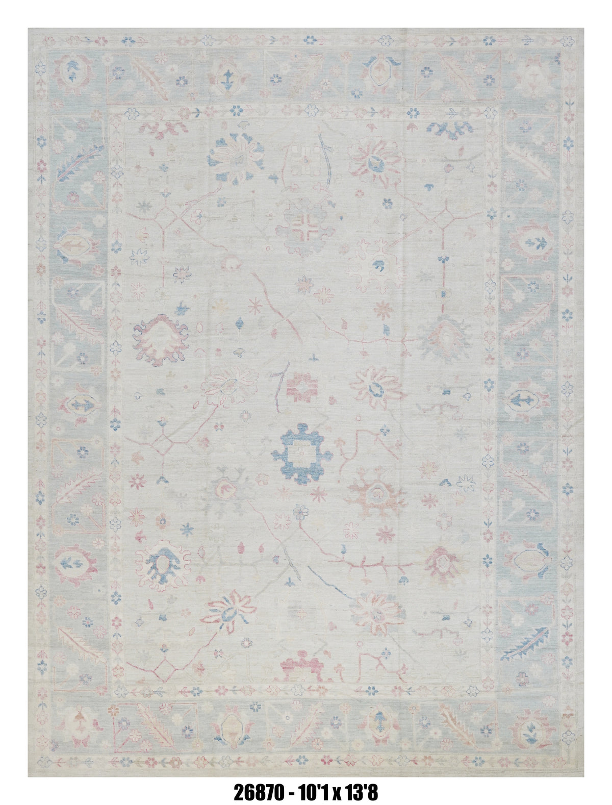 Handmade Afghan Rug — 10x14