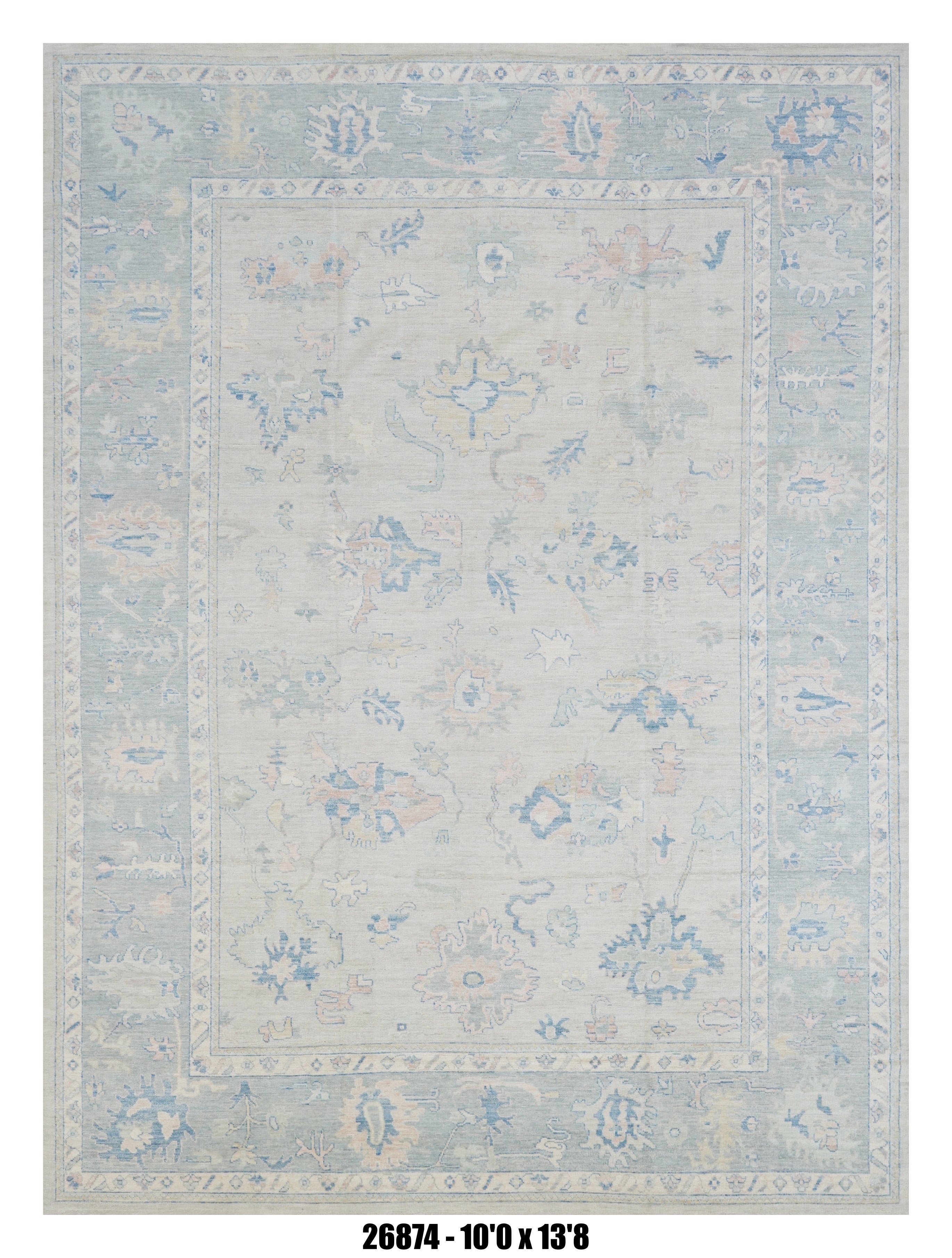 Handmade Afghan Rug — 10x14